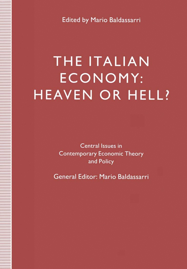 Mario Baldassarri - Italian Economy: Heaven or Hell?, Häftad