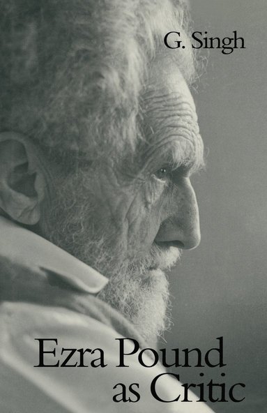 bokomslag Ezra Pound as Critic