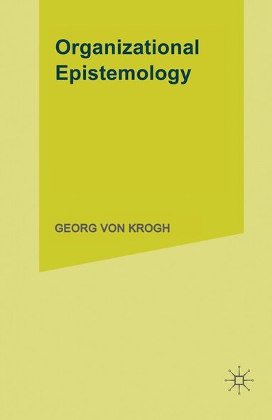 bokomslag Organizational Epistemology