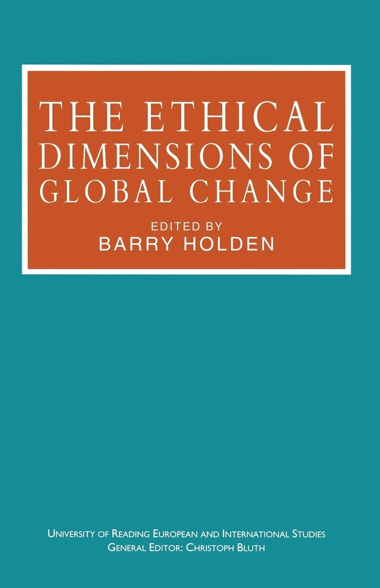 Ethical Dimensions of Global Change