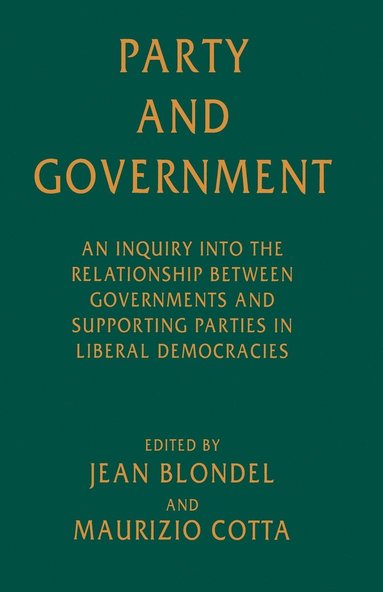bokomslag Party and Government