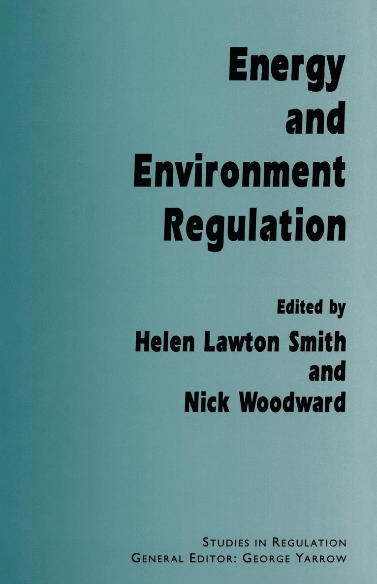 Helen Lawton Smith, Nick Woodward - Energy and Environment Regulation, Häftad