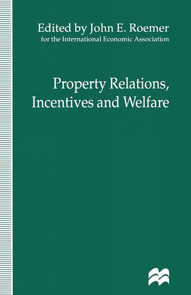 bokomslag Property Relations, Incentives and Welfare