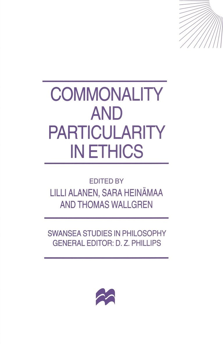 Commonality and Particularity in Ethics 1