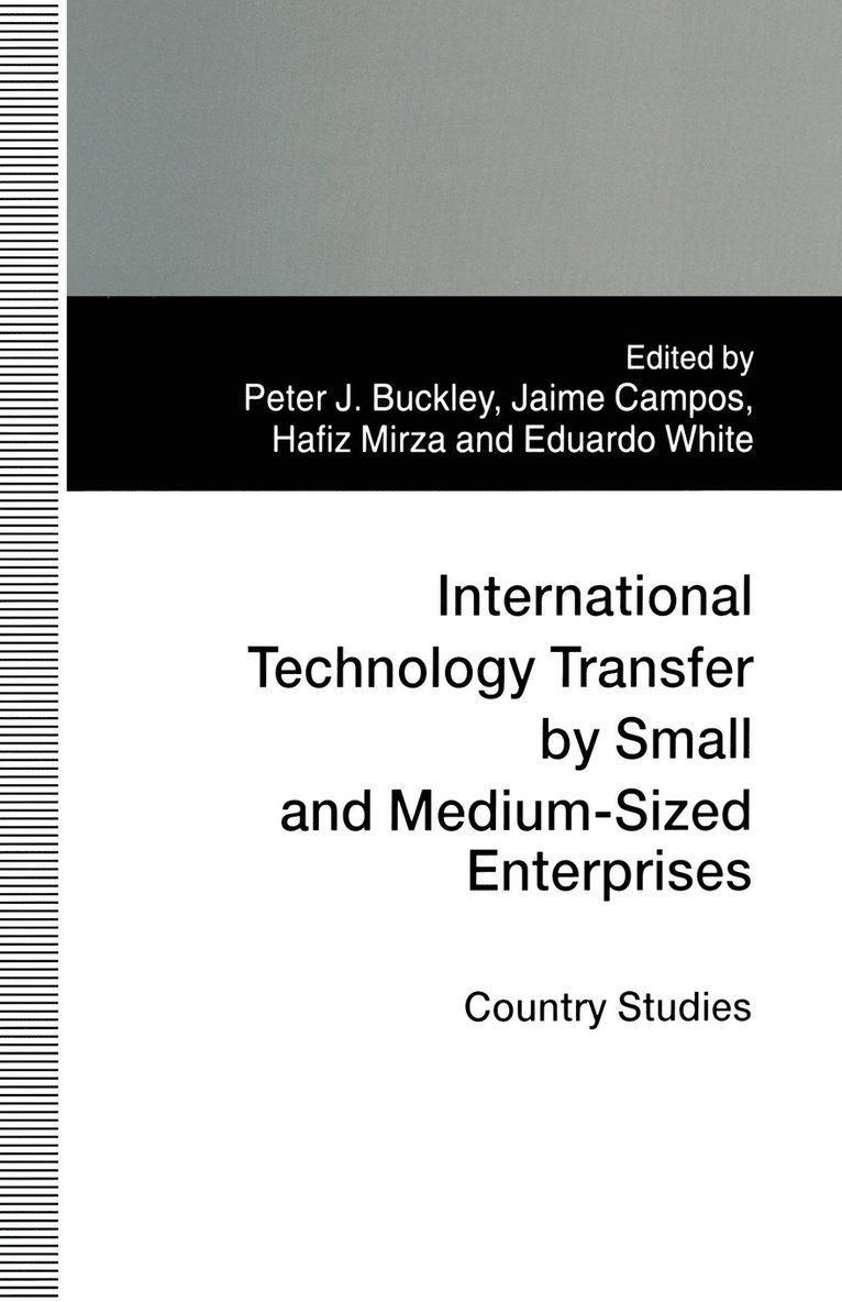 International Technology Transfer by Small and Medium-Sized Enterprises 1