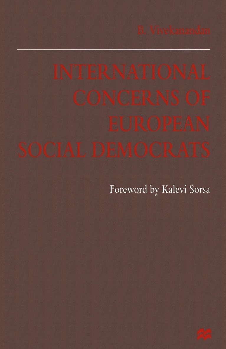International Concerns of European Social Democrats