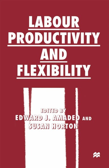 Edward J. Amadeo, Susan Horton - Labour Productivity and Flexibility, Häftad