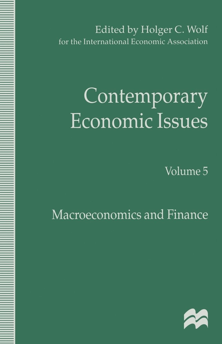 H. Wolf - Contemporary Economic Issues, Häftad