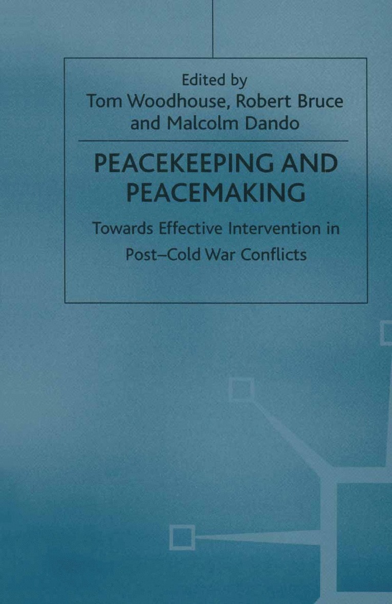 Tom Woodhouse, Robert Bruce, Malcolm Dando - Peacekeeping and Peacemaking, Häftad