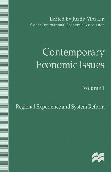 J. Lin - Contemporary Economic Issues, Häftad