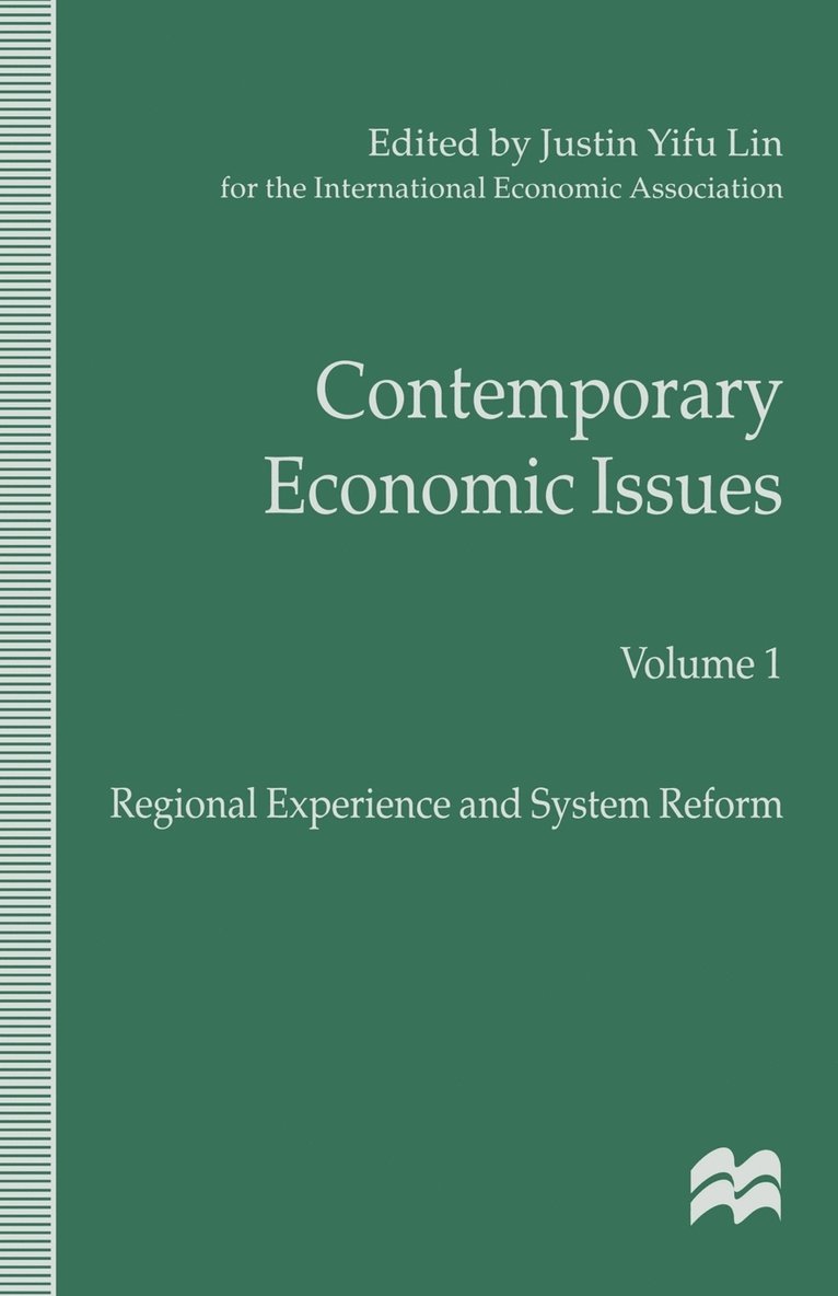 J. Lin - Contemporary Economic Issues, Häftad