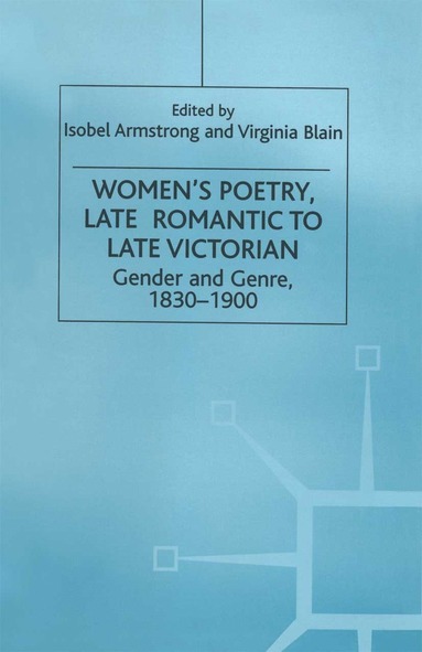 bokomslag Women's Poetry, Late Romantic to Late Victorian
