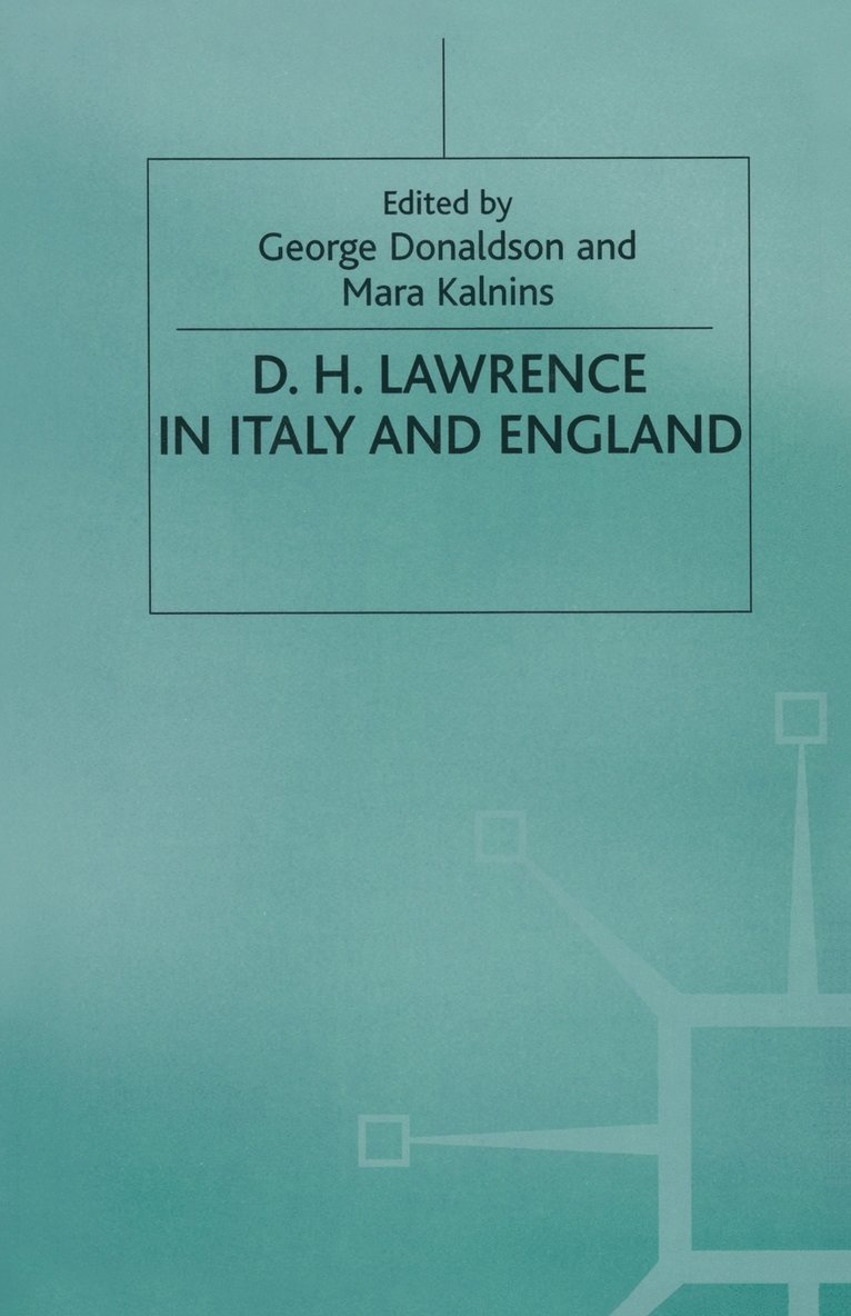 D. H. Lawrence in Italy and England 1
