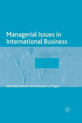 bokomslag Managerial Issues in International Business