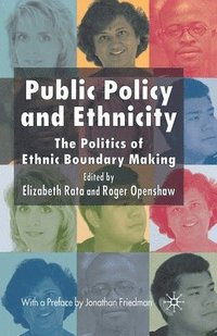 bokomslag Public Policy and Ethnicity