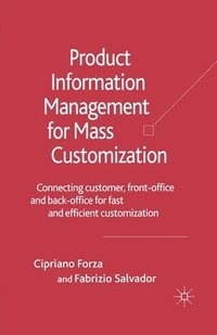bokomslag Product Information Management for Mass Customization