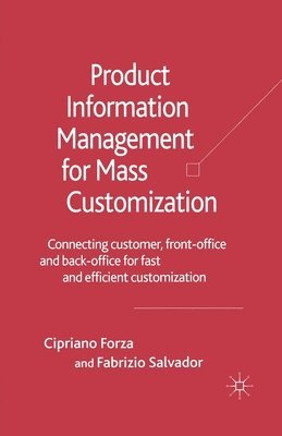 bokomslag Product Information Management for Mass Customization