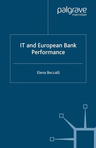 bokomslag IT and European Bank Performance