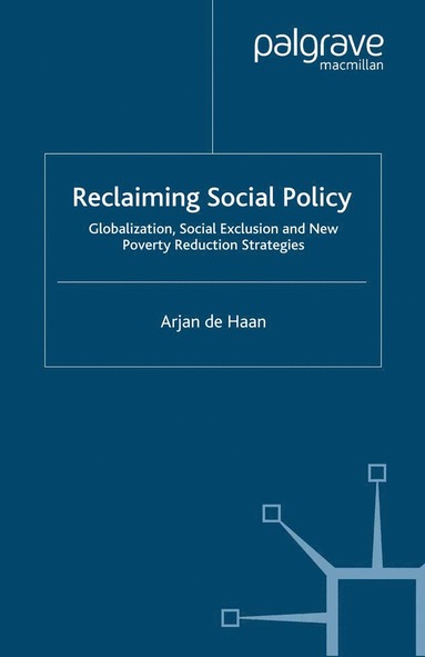 bokomslag Reclaiming Social Policy