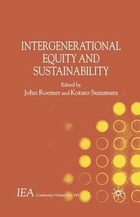 bokomslag Intergenerational Equity and Sustainability