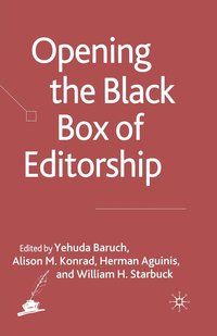 bokomslag Opening the Black Box of Editorship