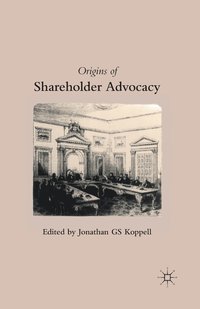 bokomslag Origins of Shareholder Advocacy