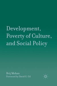 bokomslag Development, Poverty of Culture, and Social Policy