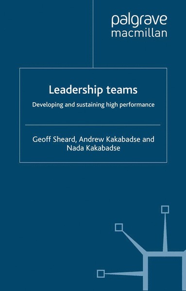 bokomslag Leadership Teams