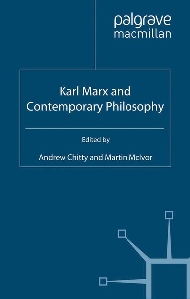 bokomslag Karl Marx and Contemporary Philosophy