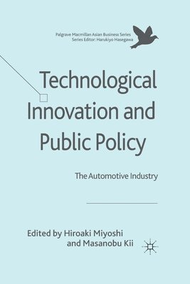 Technological Innovation and Public Policy 1
