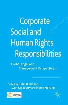 bokomslag Corporate Social and Human Rights Responsibilities