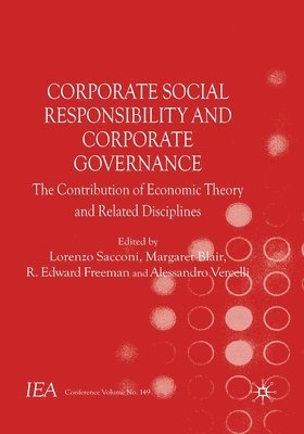 bokomslag Corporate Social Responsibility and Corporate Governance