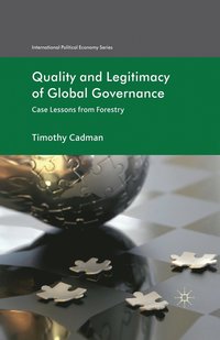 bokomslag Quality and Legitimacy of Global Governance