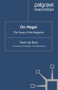 bokomslag On Hegel