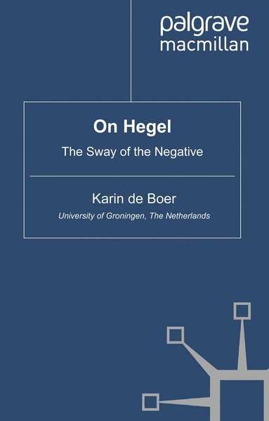 Karin de Boer, Kenneth A. Loparo, Karin de Boer - On Hegel, Häftad