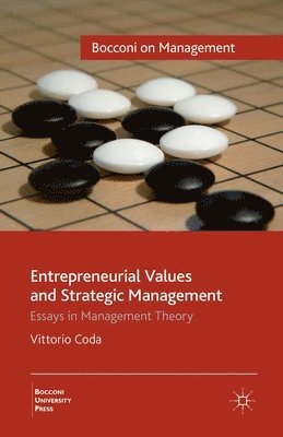 bokomslag Entrepreneurial Values and Strategic Management