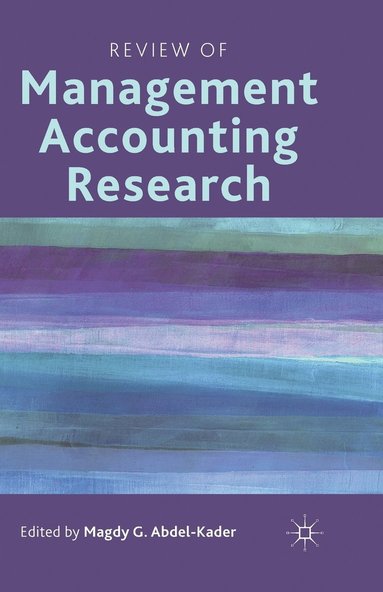 bokomslag Review of Management Accounting Research