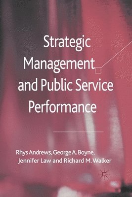 Strategic Management and Public Service Performance 1