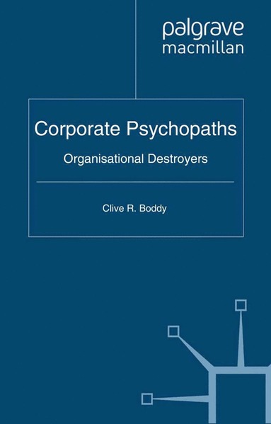 bokomslag Corporate Psychopaths