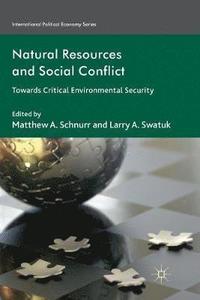 bokomslag Natural Resources and Social Conflict