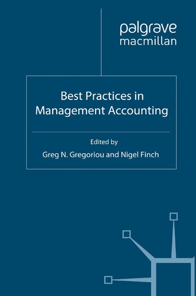 G. Gregoriou, N. Finch - Best Practices in Management Accounting, Häftad
