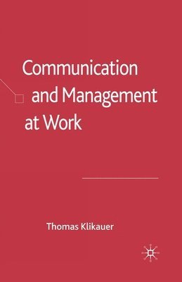 Communication and Management at Work 1