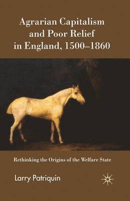 Agrarian Capitalism and Poor Relief in England, 1500-1860