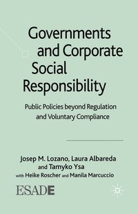 bokomslag Governments and Corporate Social Responsibility