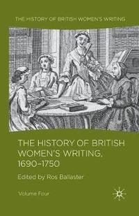 bokomslag History of British Women's Writing, 1690 - 1750