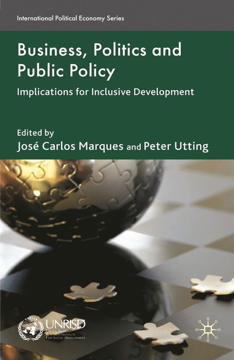 J. Marques, P. Utting - Business, Politics and Public Policy, Häftad