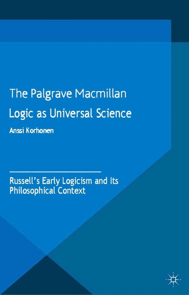 A. Korhonen - Logic as Universal Science, Häftad
