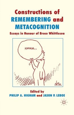 bokomslag Constructions of Remembering and Metacognition