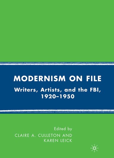 C. Culleton - Modernism on File, Häftad
