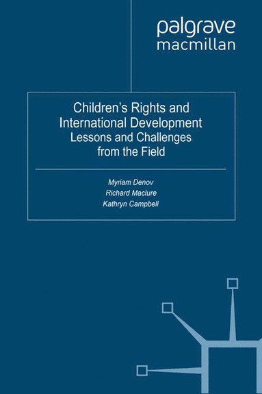 bokomslag Childrens Rights and International Development